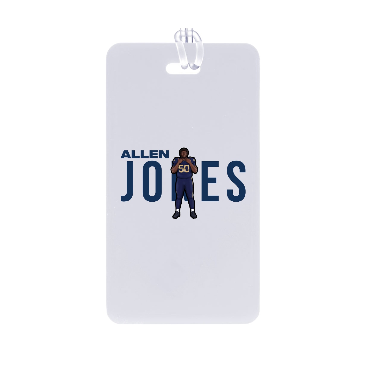 Bag Tag — Player Name in Classic