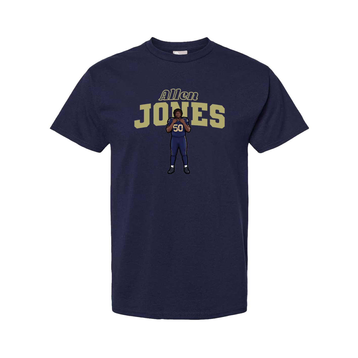Tee — Name Arch in Navy