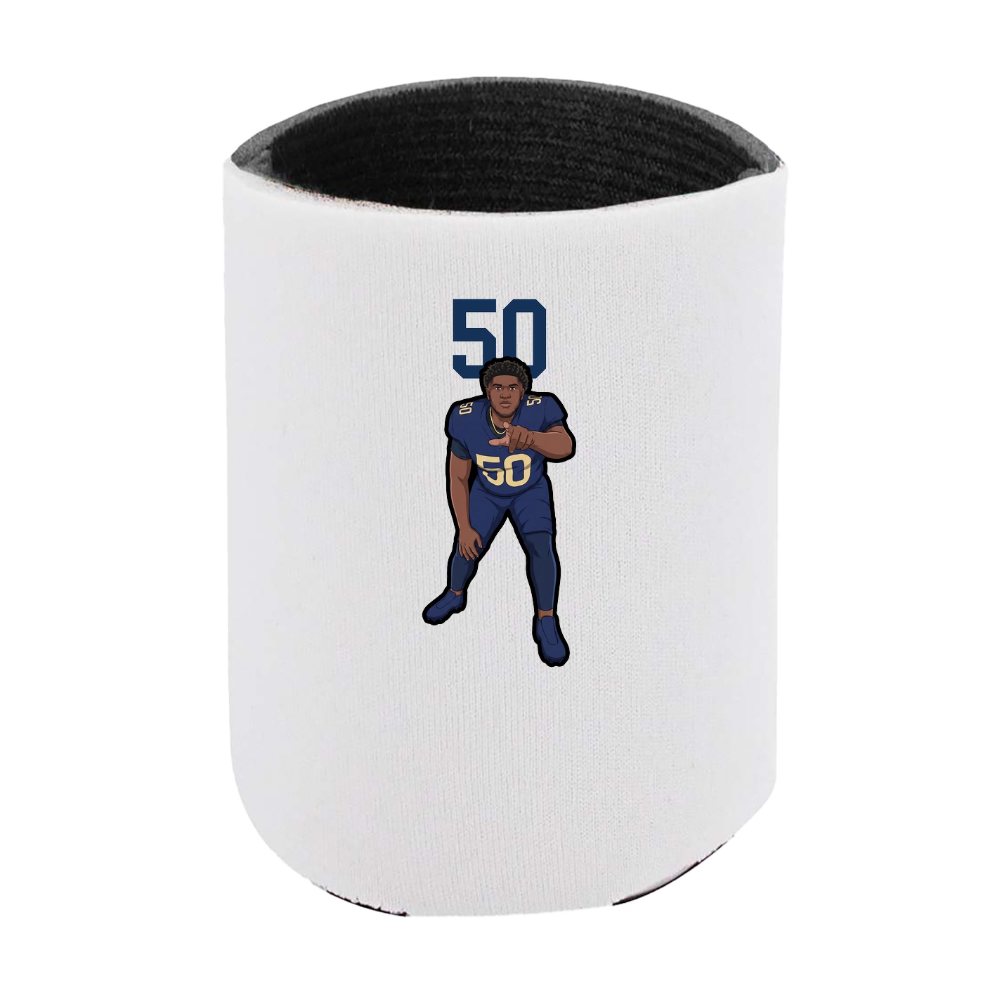 Can Holder — Number Top in White