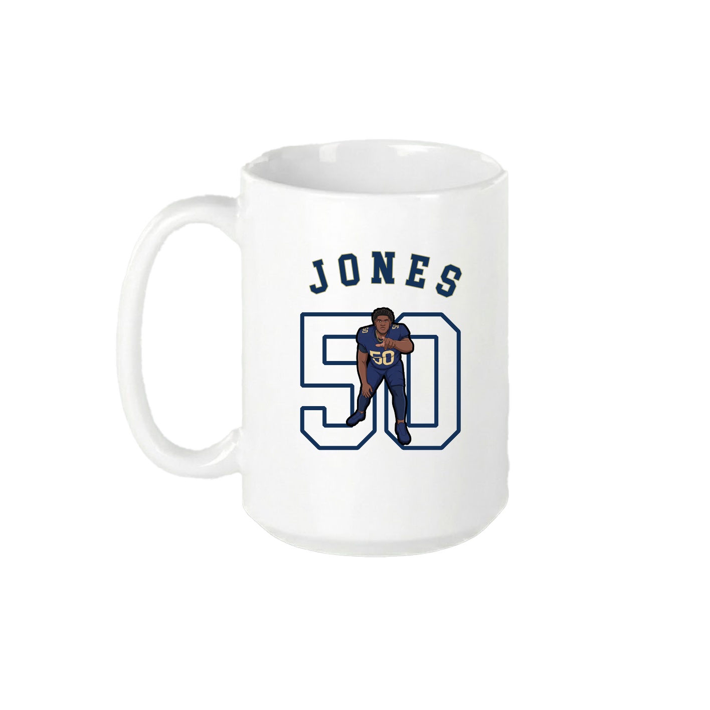 15oz Coffee Mug — Shirsey Arch in White