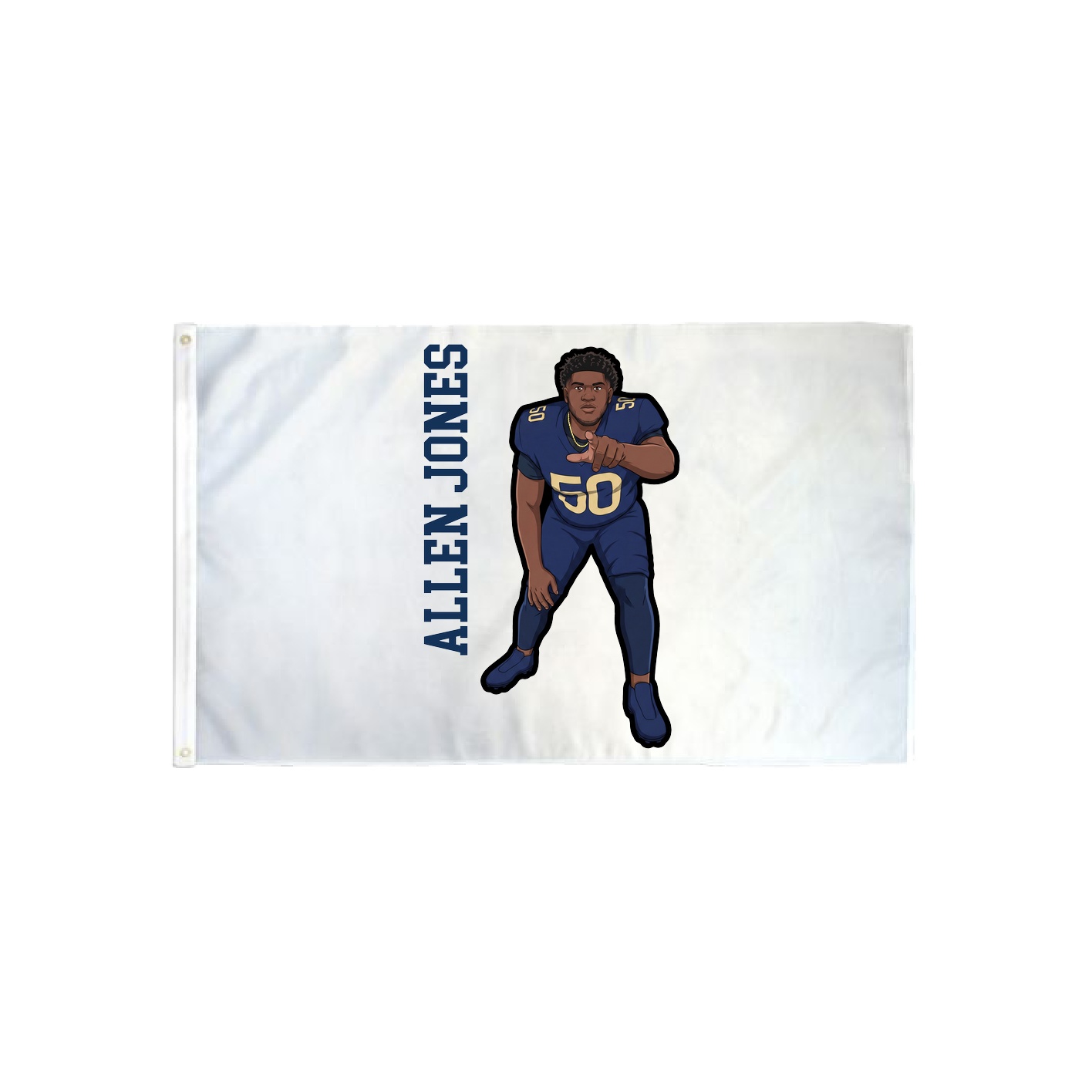 3x5 Flag — Name Vertical in Classic