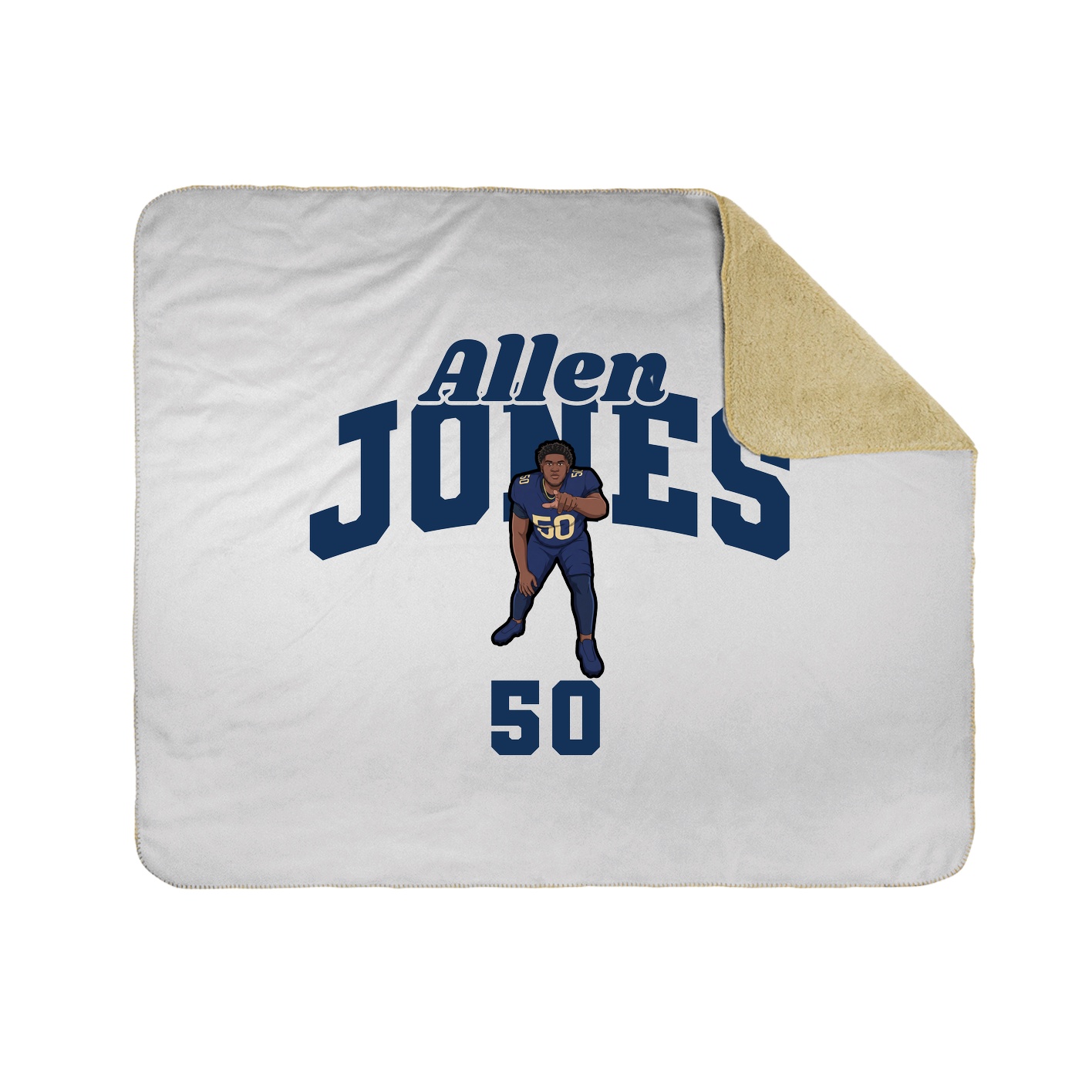 Throw Blanket — Signature Arch in White