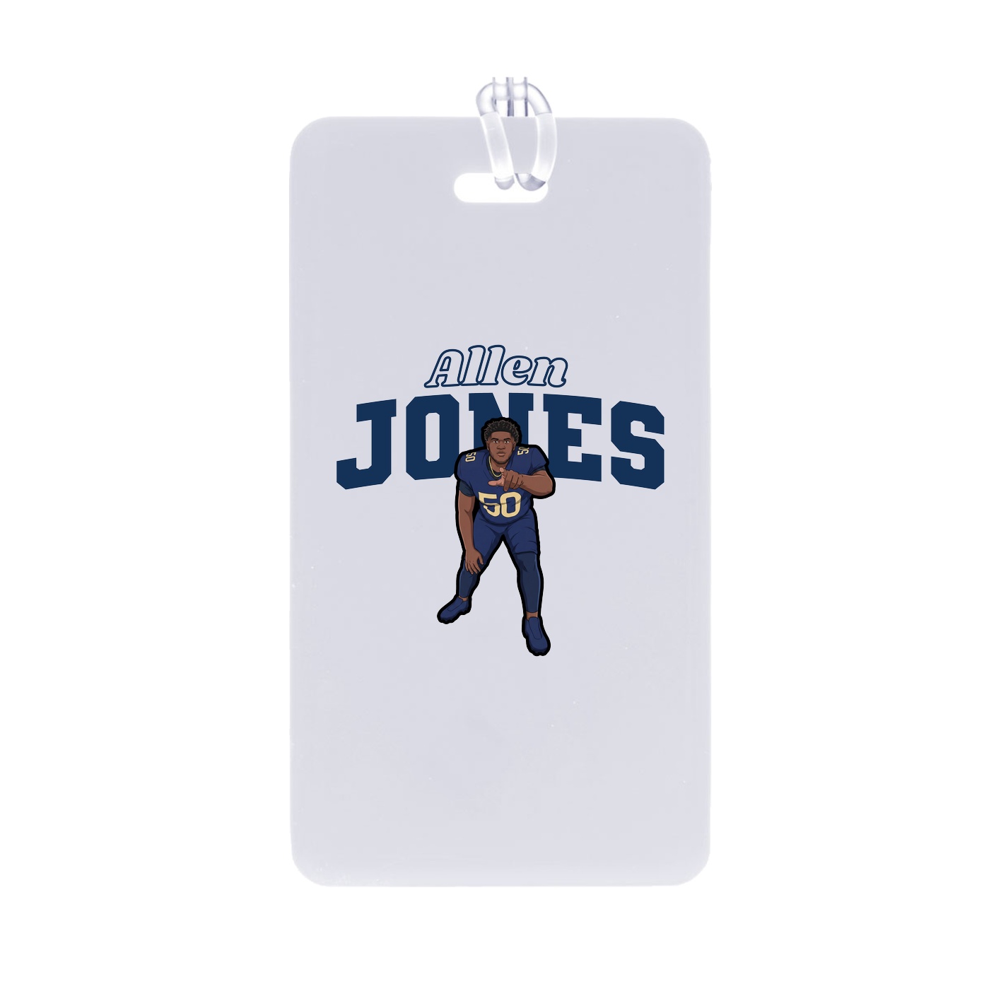 Bag Tag — Name Arch in Classic