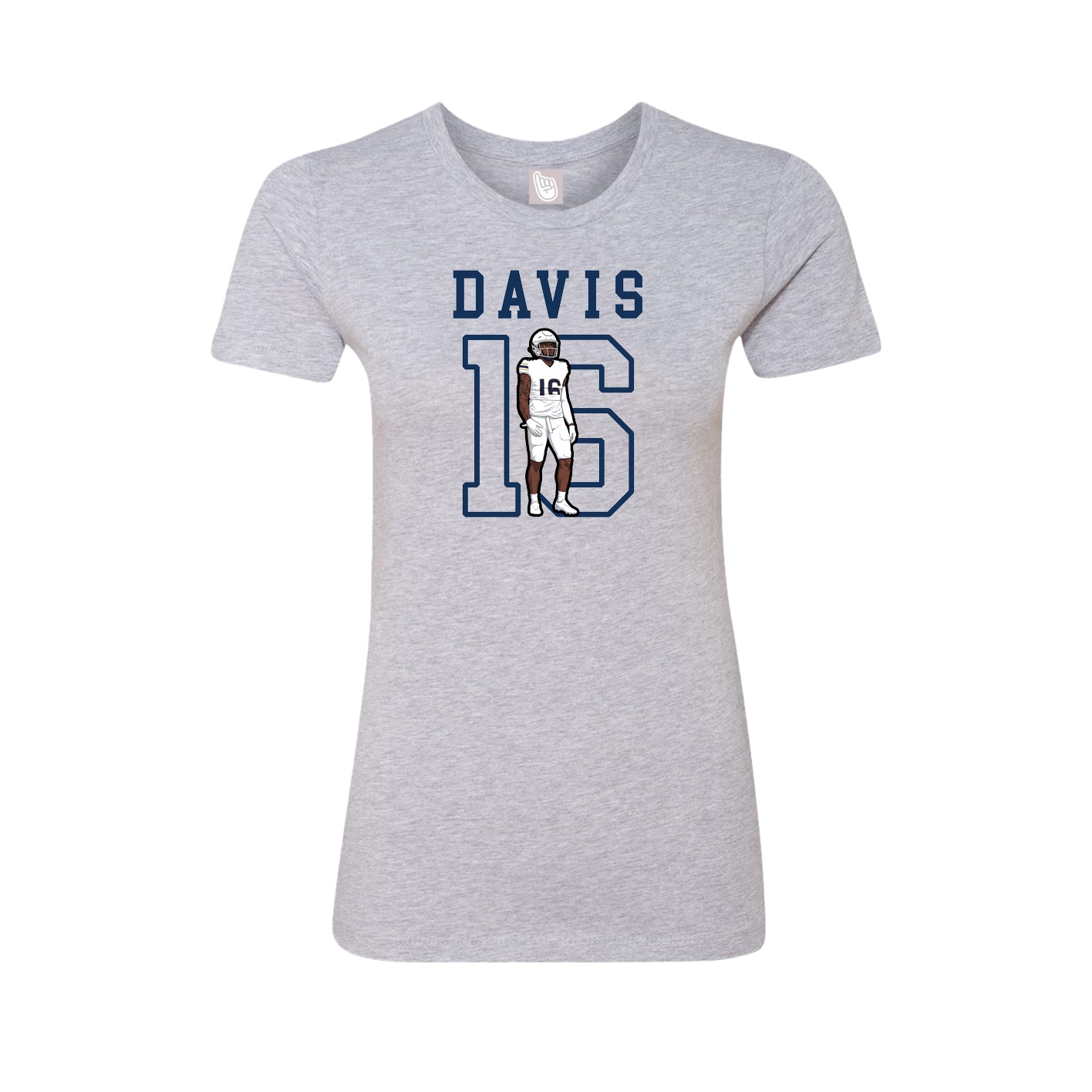 Fitted Women's Tee — Shirsey in Grey