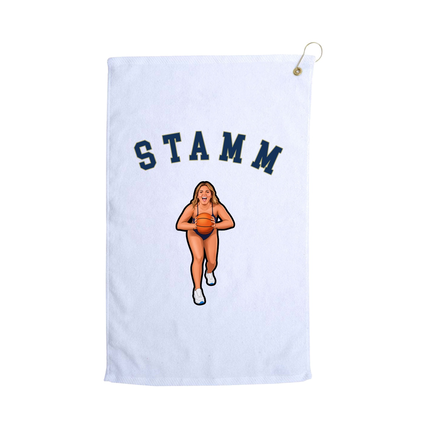 Golf Towel — Shirsey Arch in White