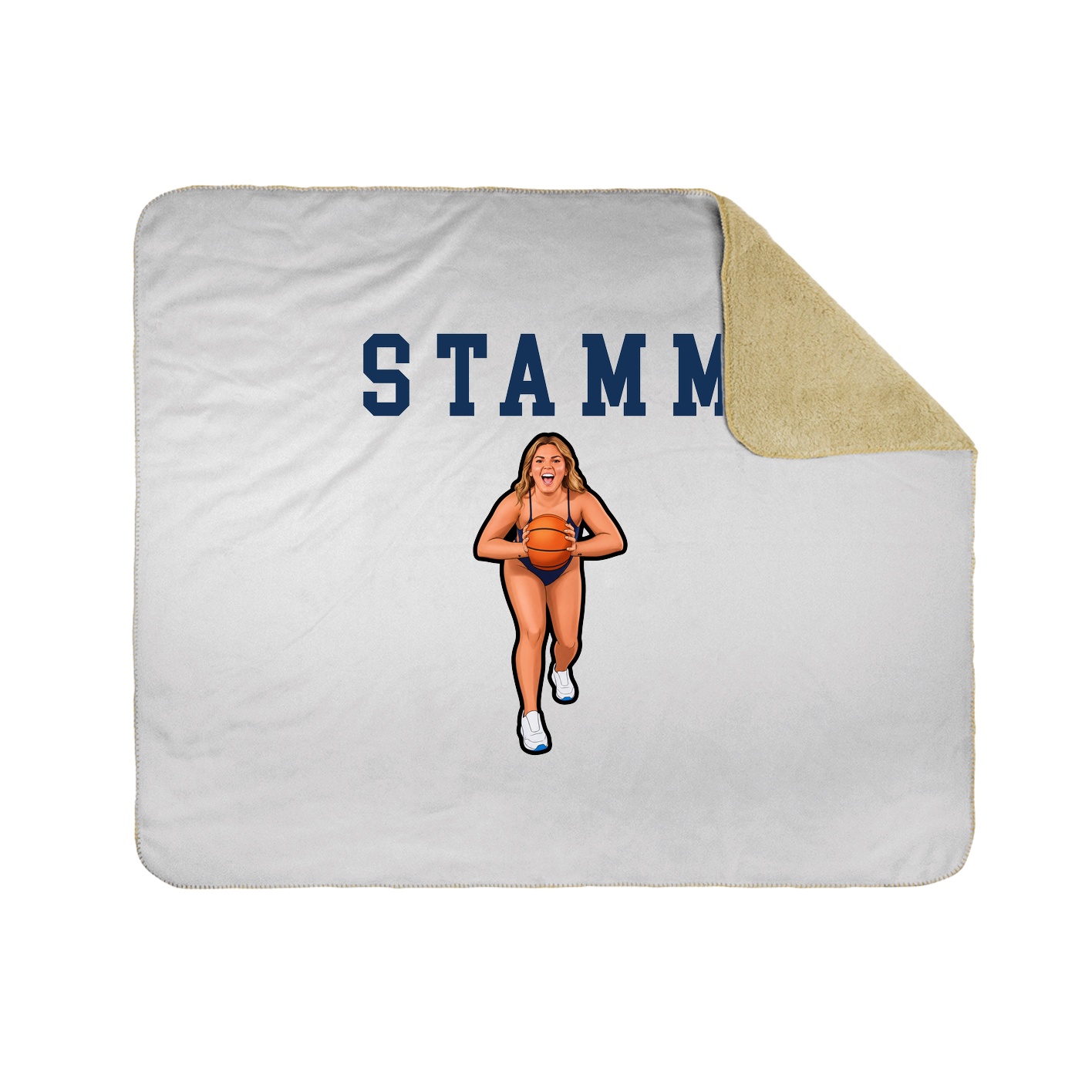Throw Blanket — Shirsey in White
