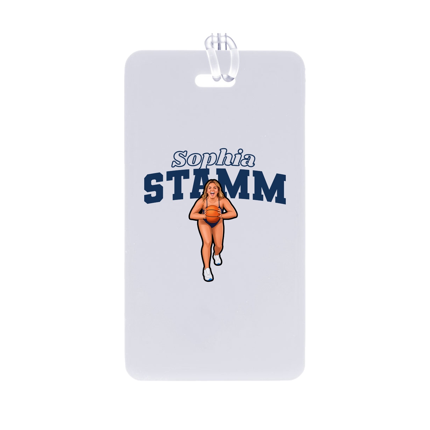 Bag Tag — Name Arch in Classic
