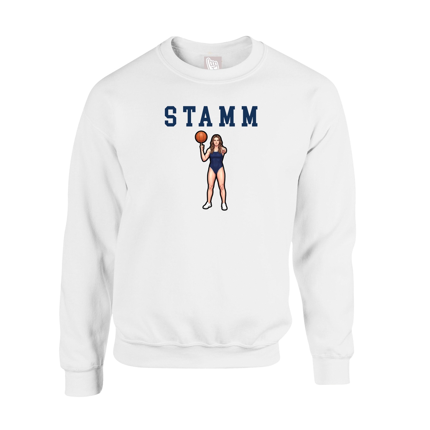 Fleece Crew — Shirsey in White