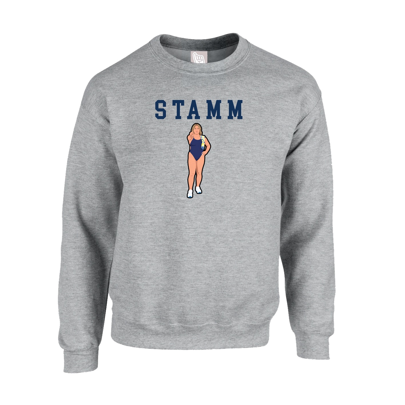Fleece Crew — Shirsey in Grey
