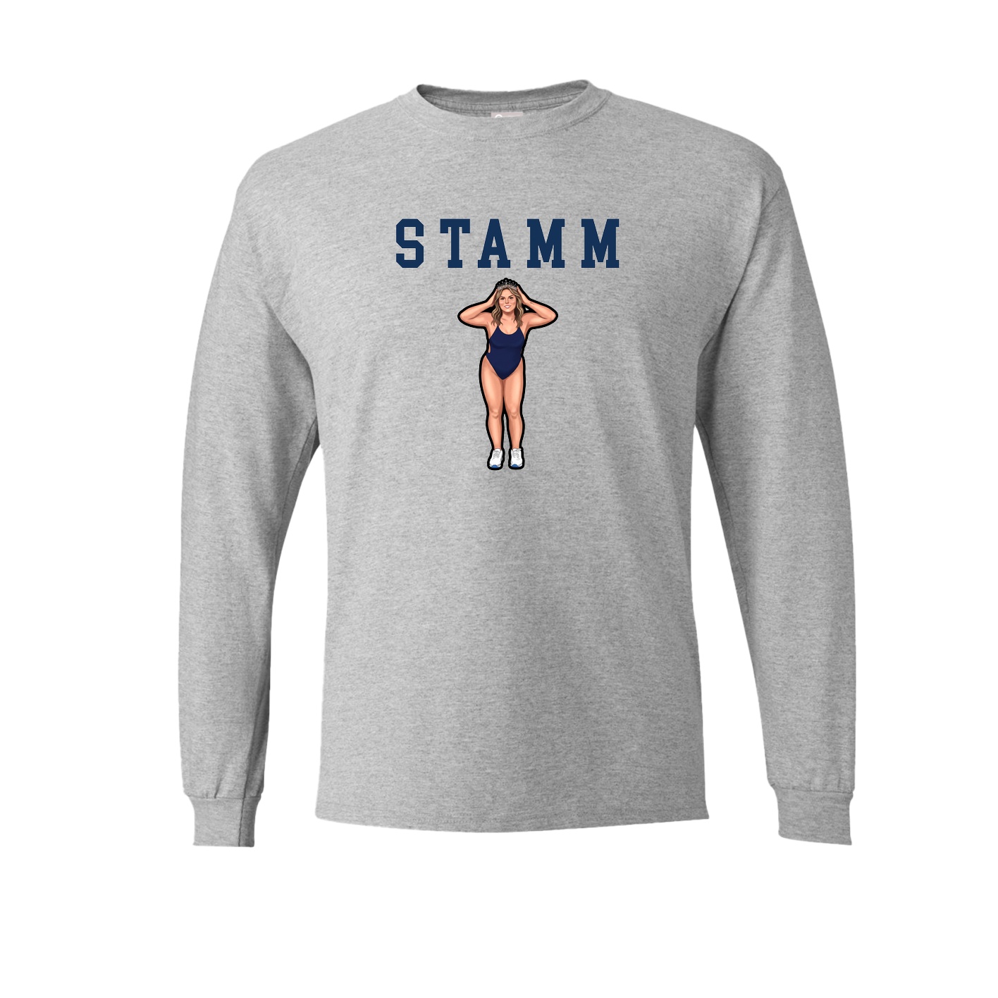 Long Sleeve Tee — Shirsey in Grey