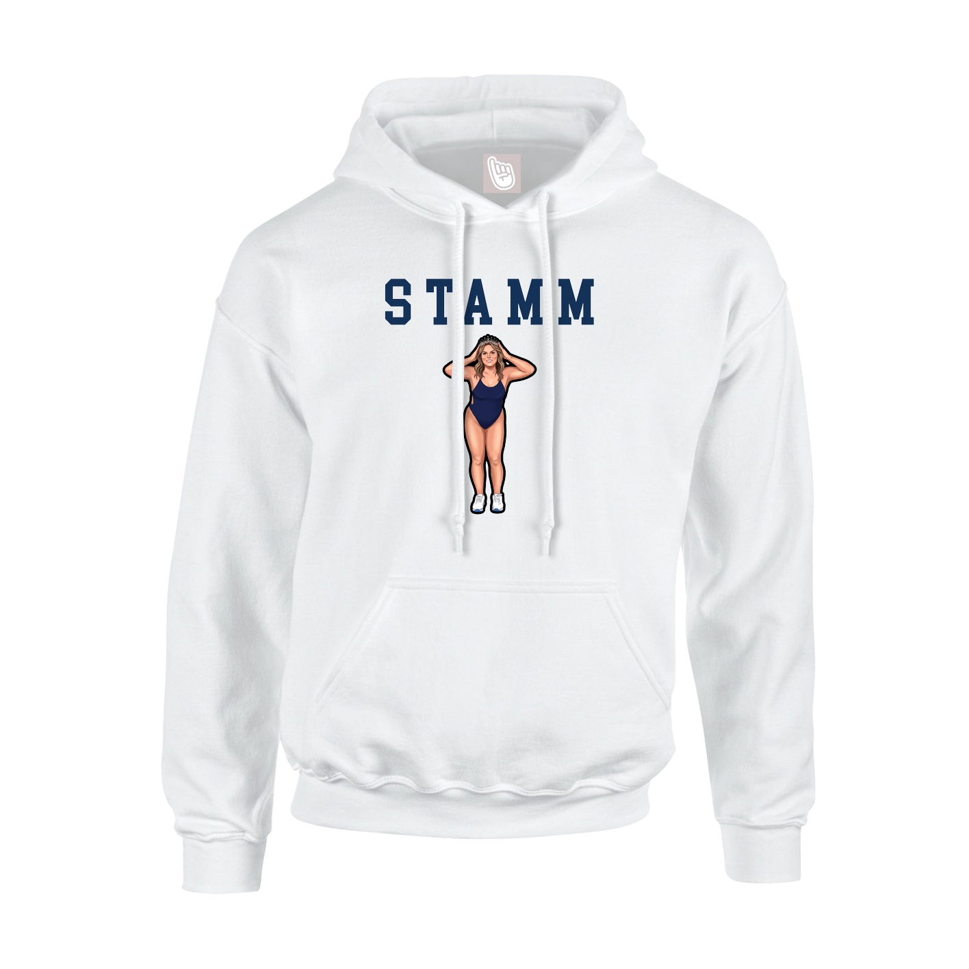Hoodie — Shirsey in White