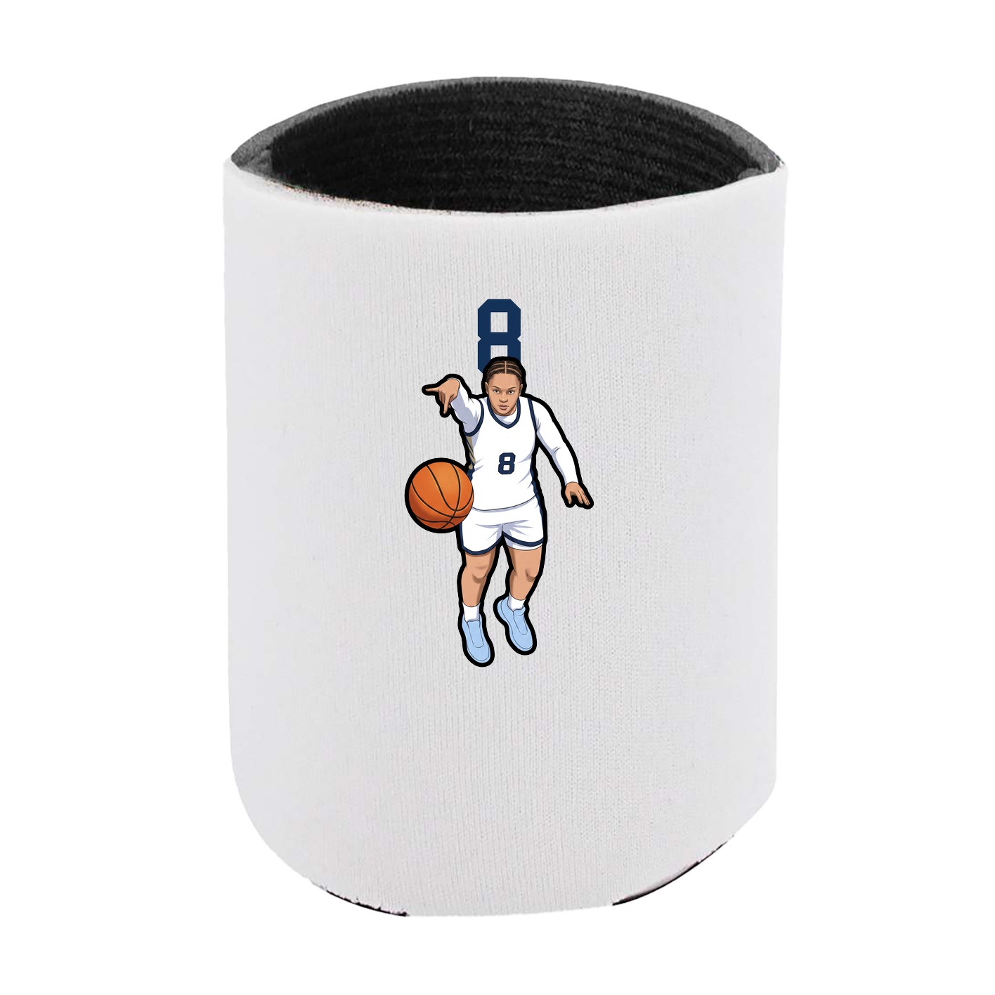 Can Holder — Number Top in White