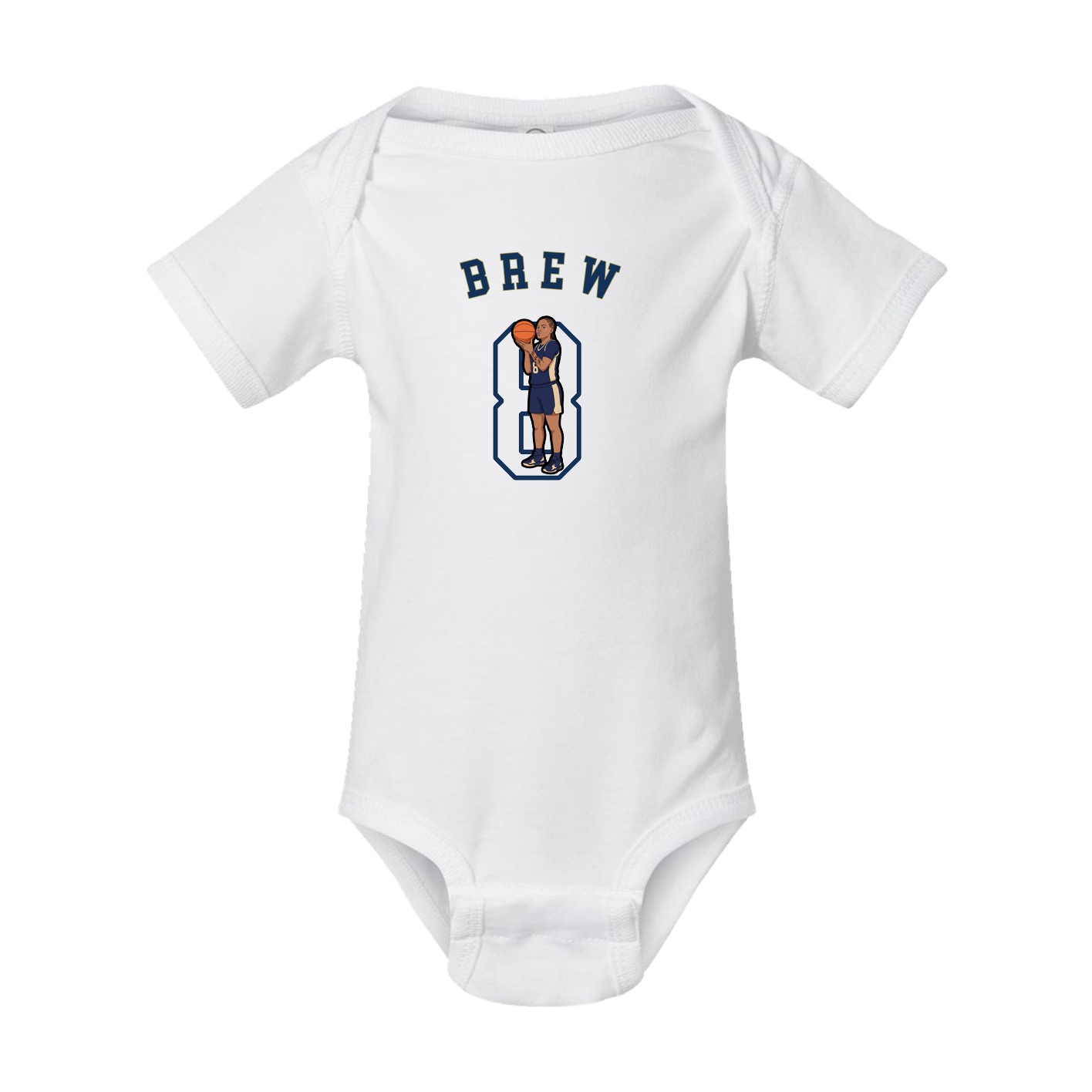 Baby Onesie — Shirsey Arch in White