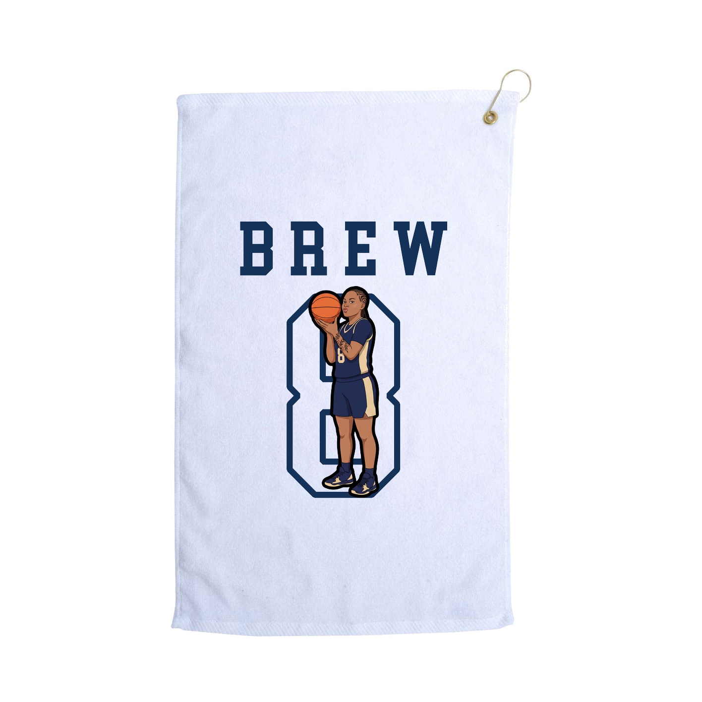 Golf Towel — Shirsey in White