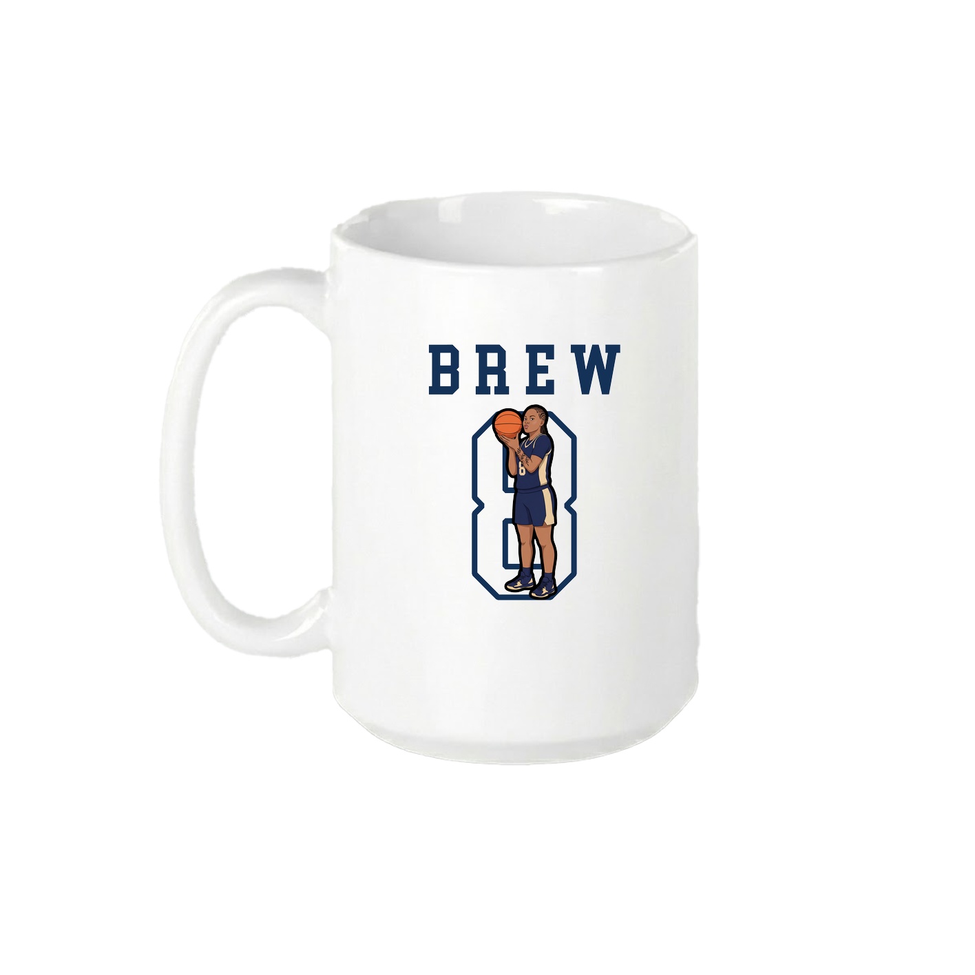 15oz Coffee Mug — Shirsey in White
