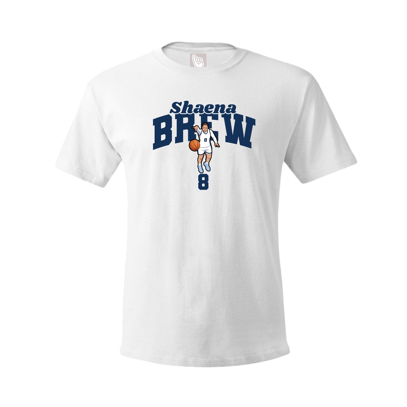 Youth Tee — Signature Arch in White