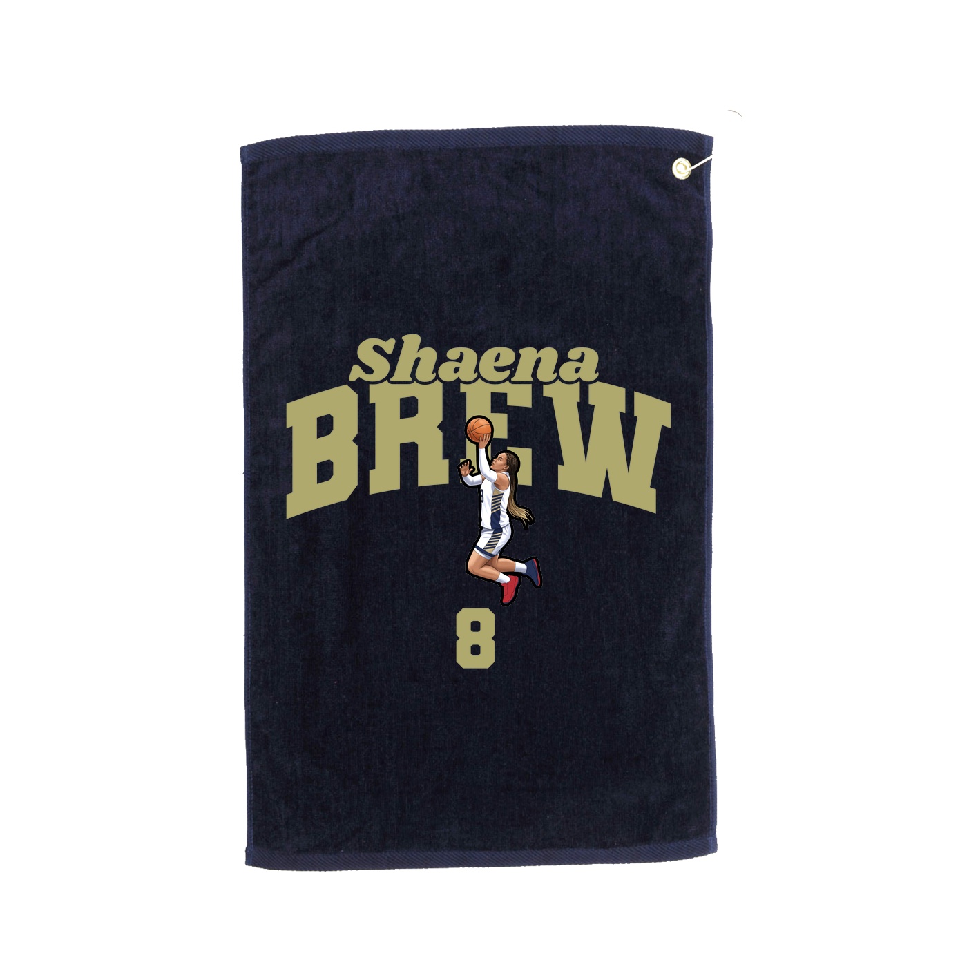 Golf Towel — Signature Arch in Navy