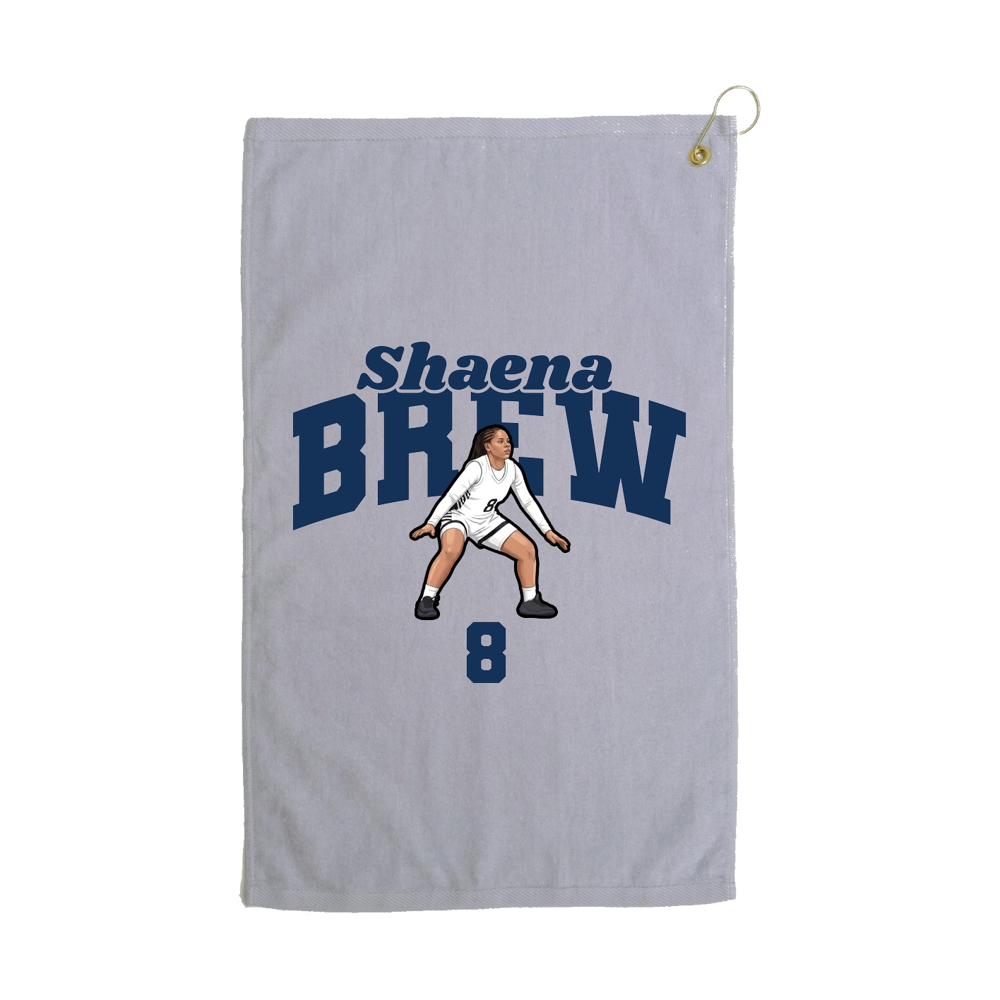 Golf Towel — Signature Arch in Grey