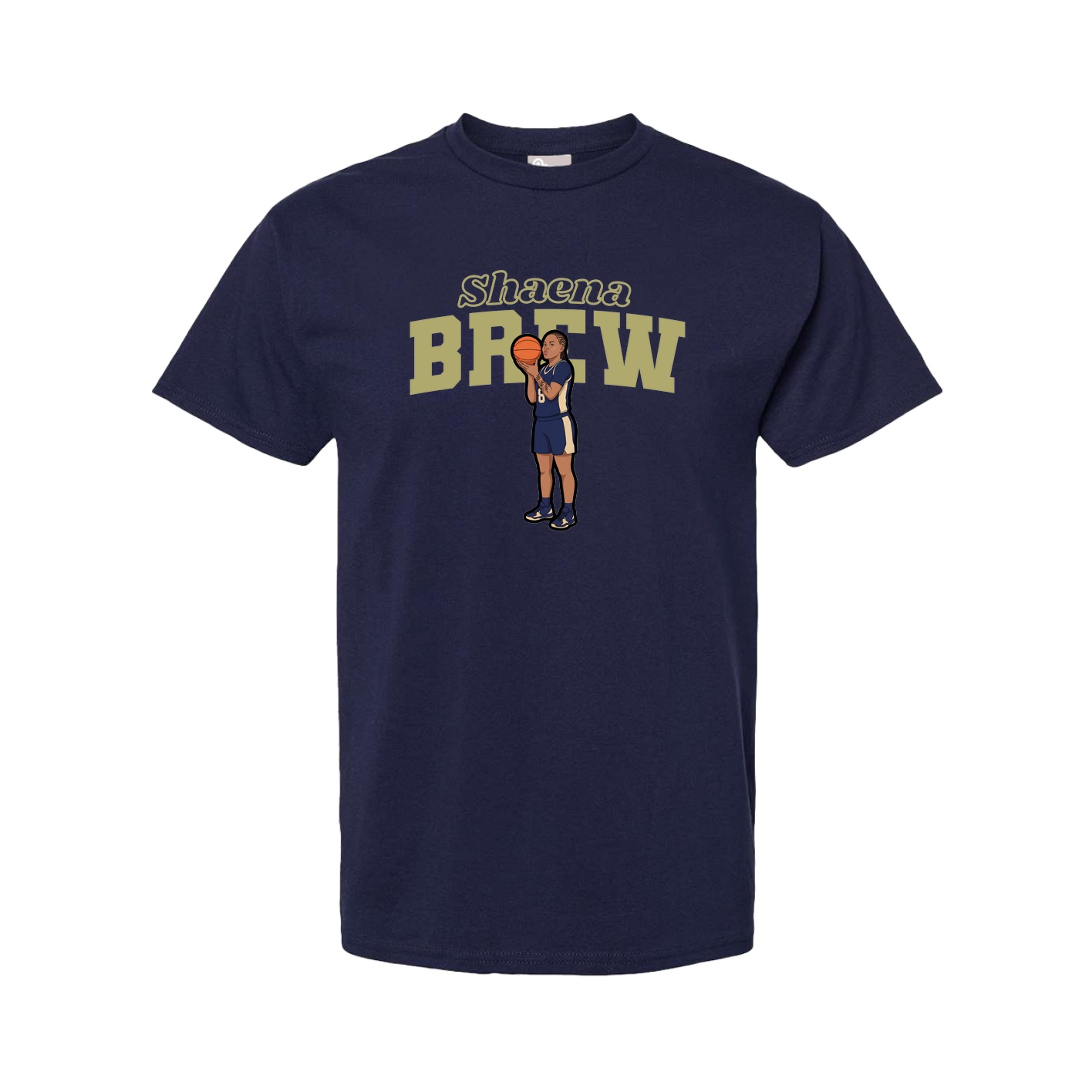 Tee — Name Arch in Navy