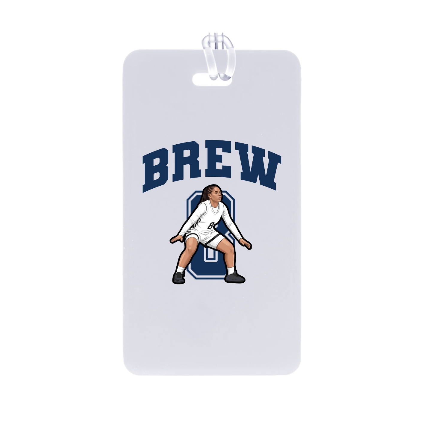 Bag Tag — Number in Classic