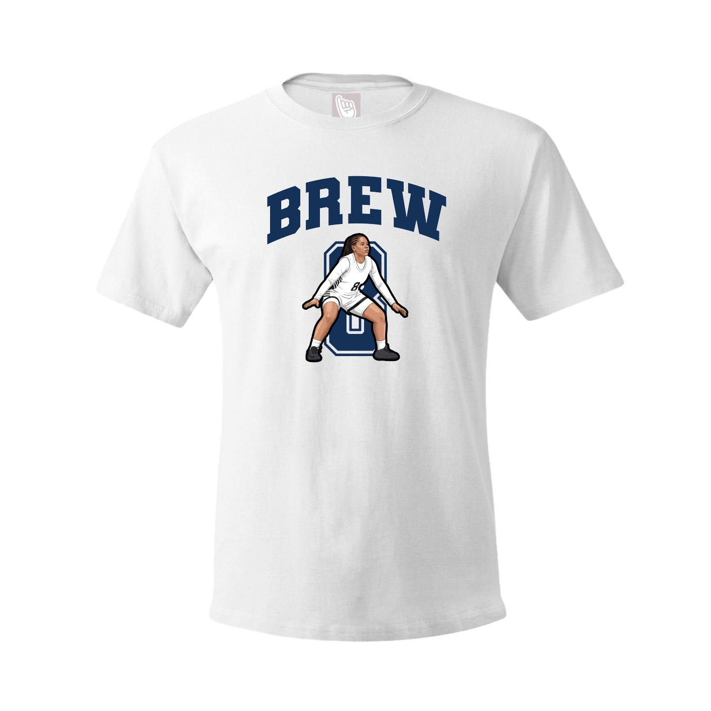 Tee — Number in White