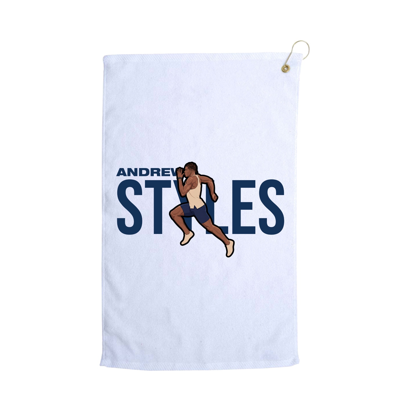 Golf Towel — Player Name in White