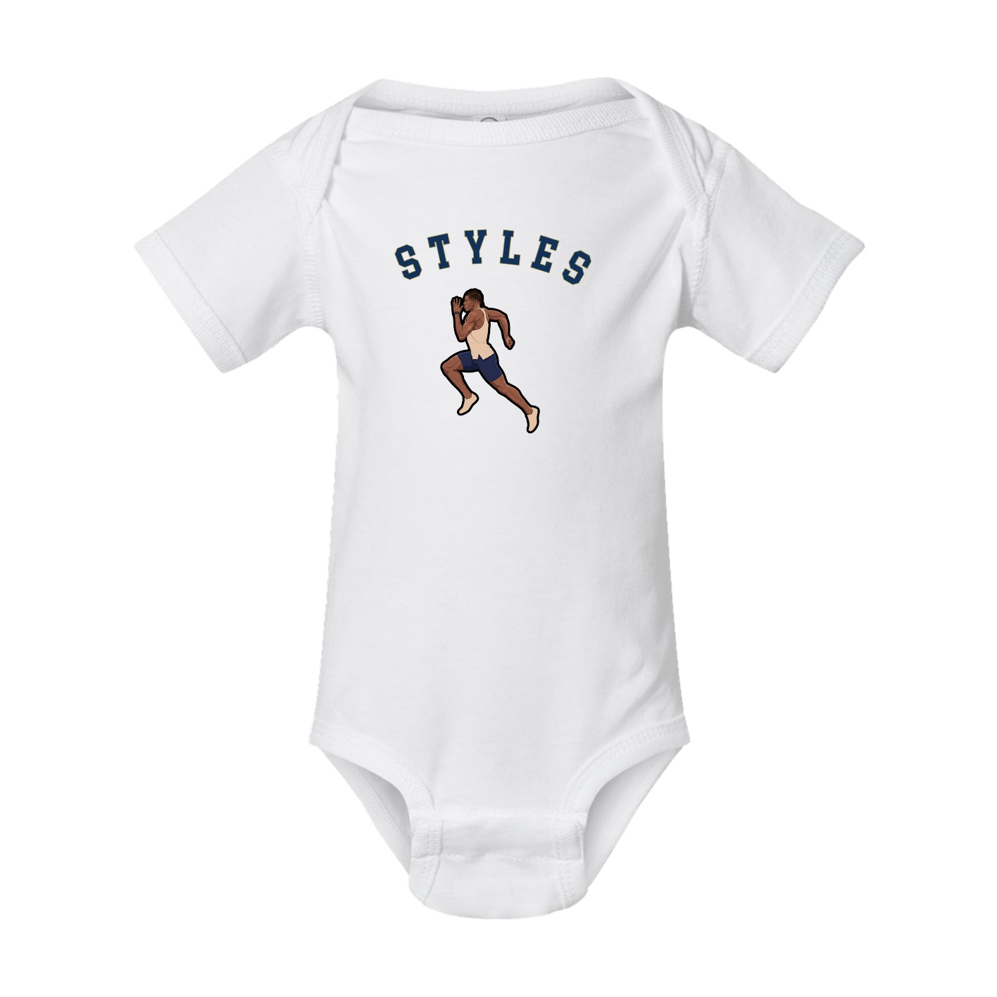 Baby Onesie — Shirsey Arch in White