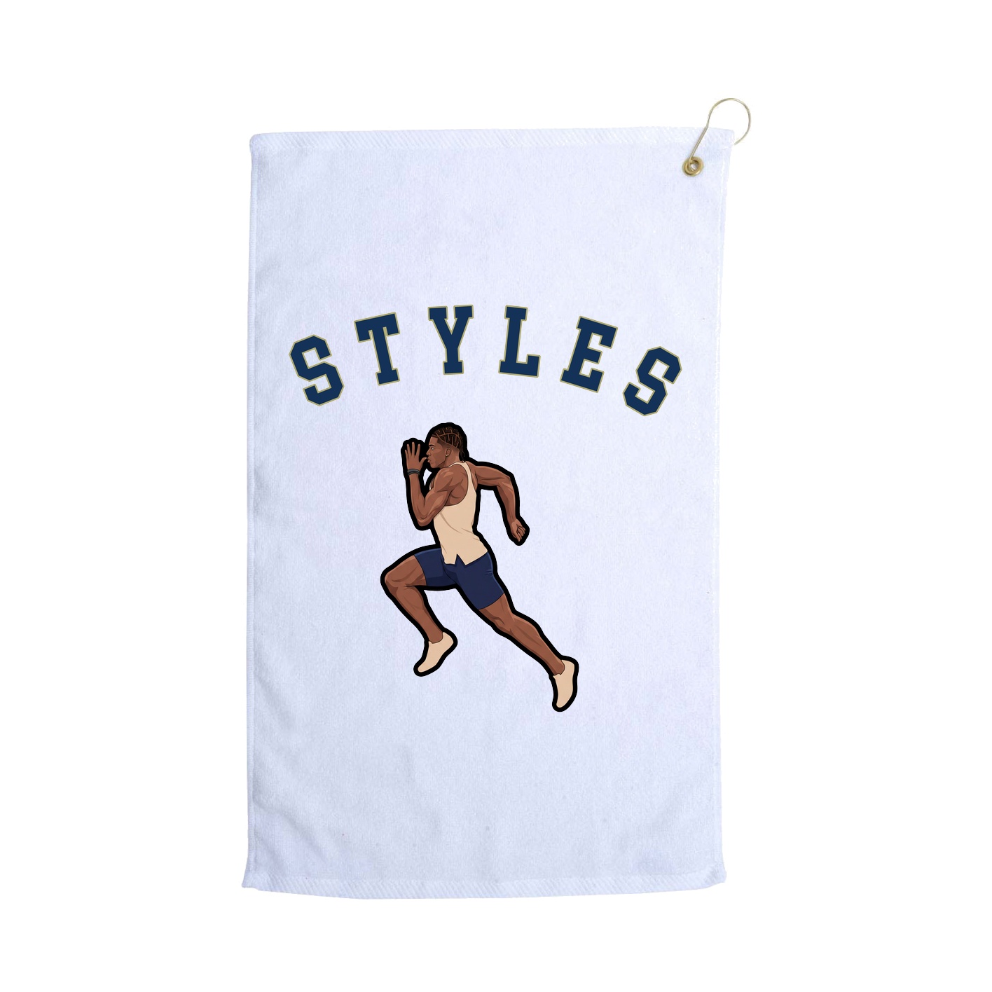Golf Towel — Shirsey Arch in White