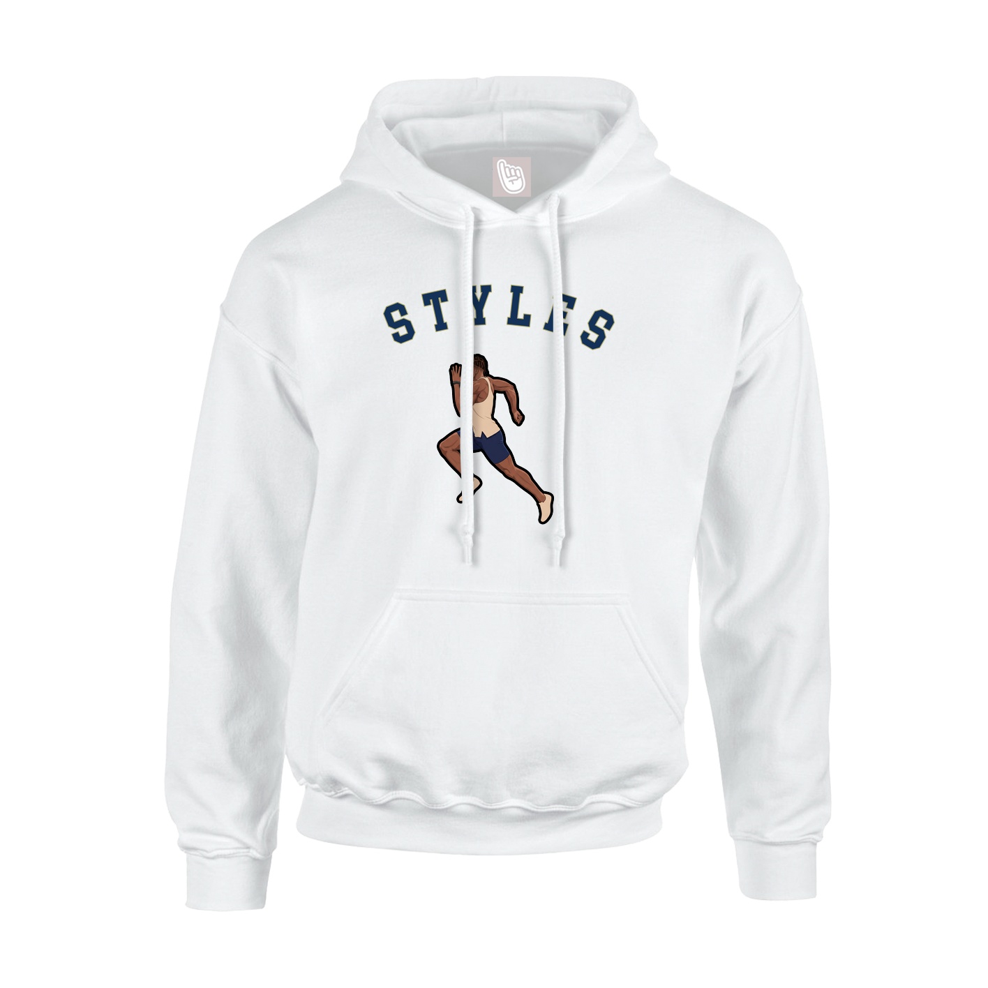 Youth Hoodie — Shirsey Arch in White