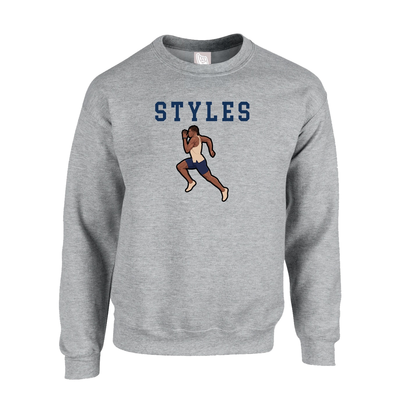 Fleece Crew — Shirsey in Grey
