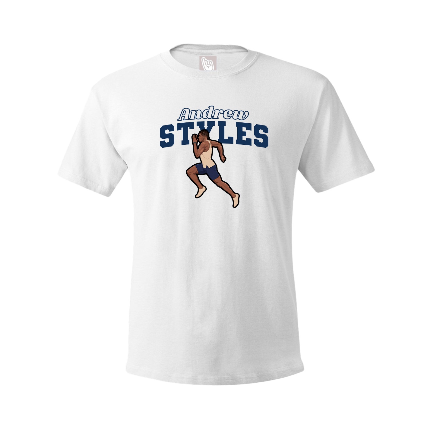 Tee — Name Arch in White