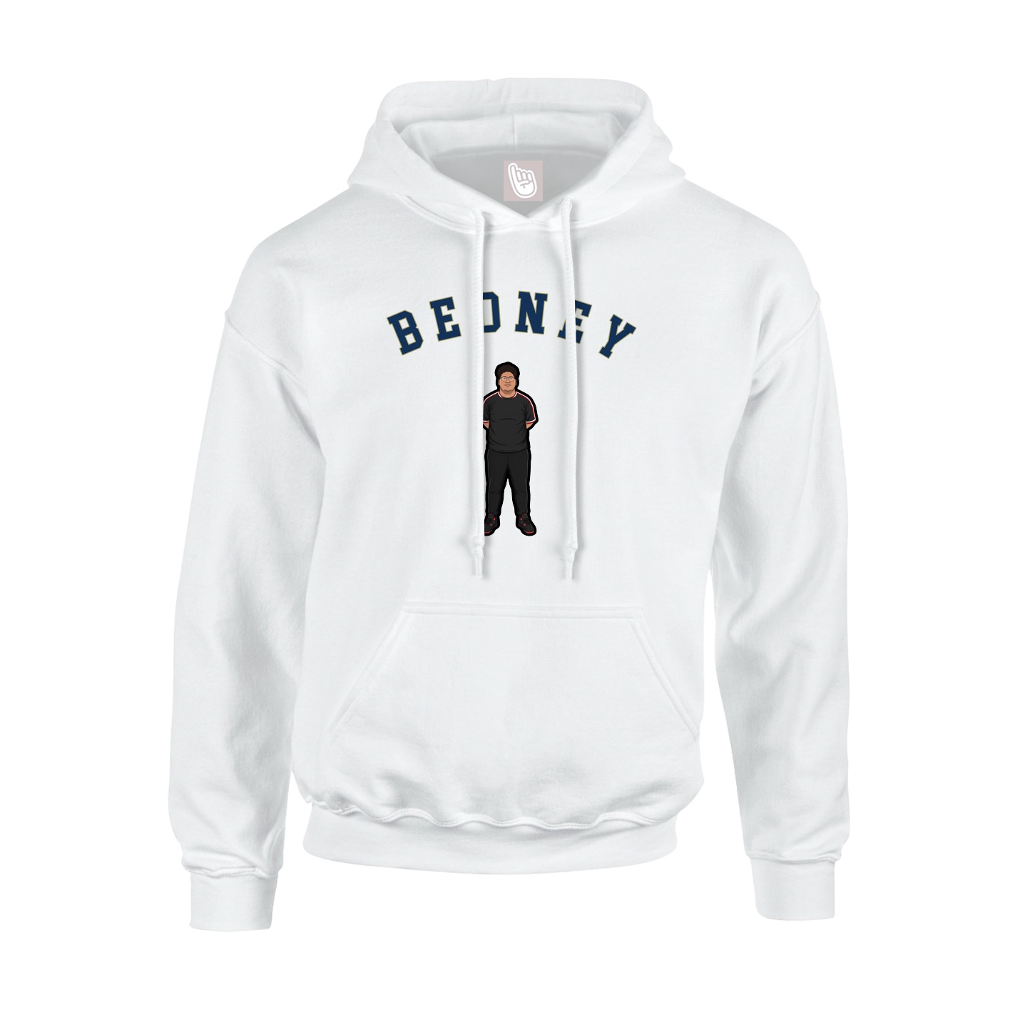 Hoodie — Shirsey Arch in White