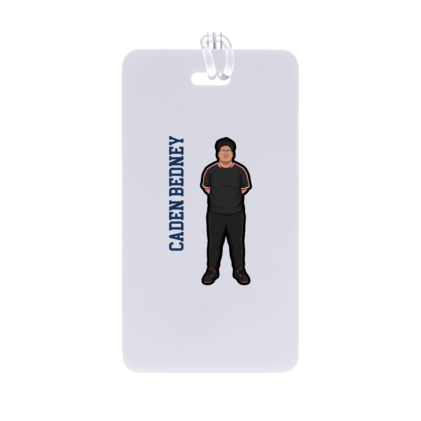 Bag Tag — Name Vertical in Classic