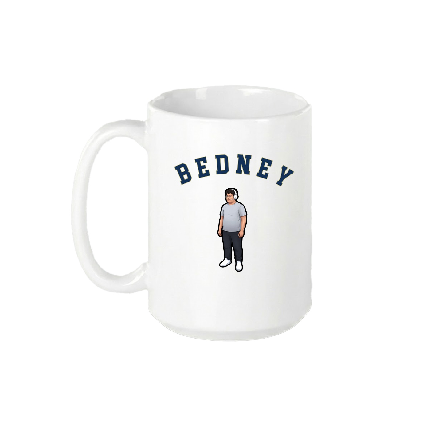 15oz Coffee Mug — Shirsey Arch in White