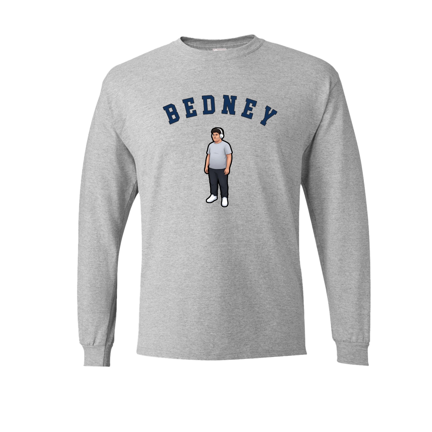 Long Sleeve Tee — Shirsey Arch in Grey