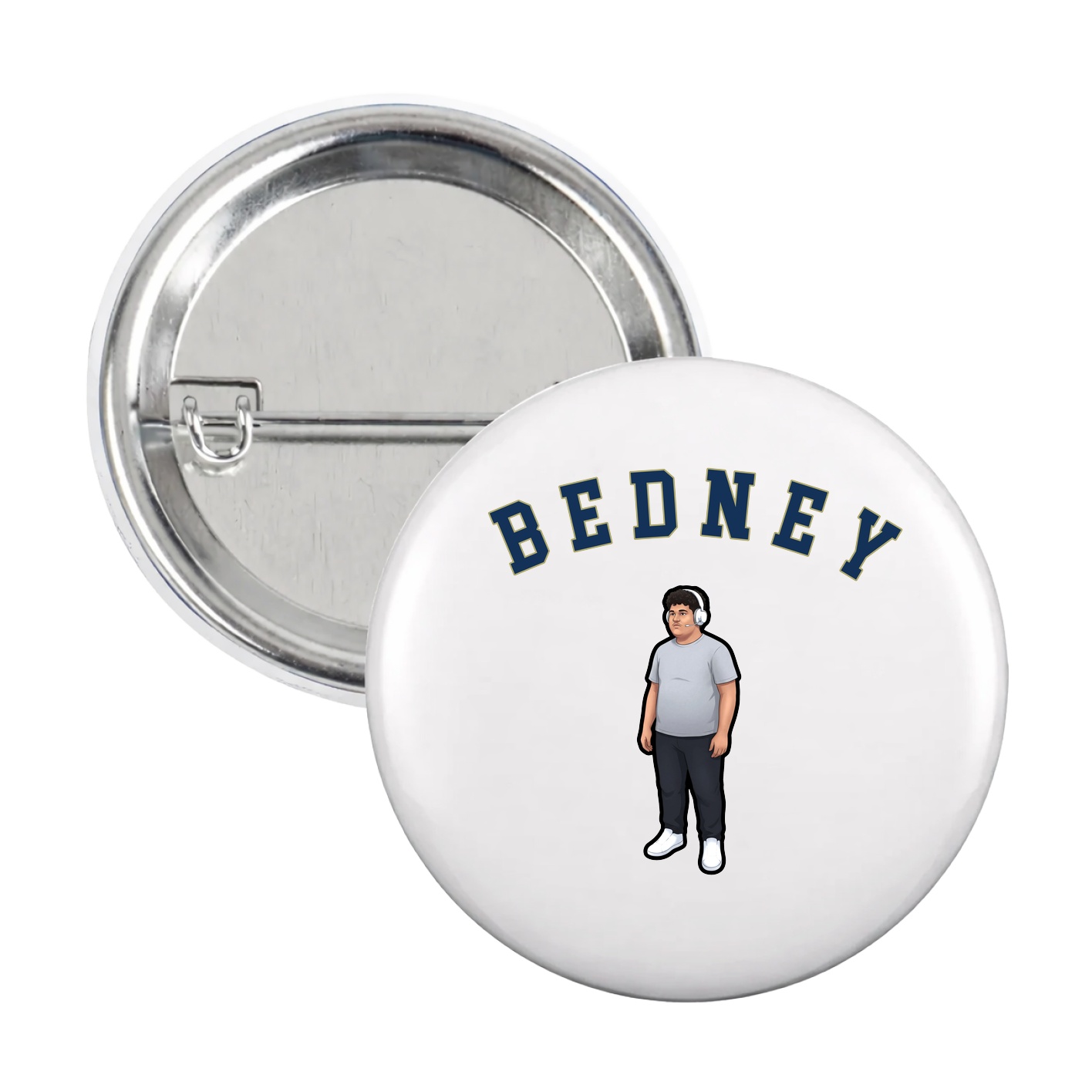 Game Day Button — Shirsey Arch in White