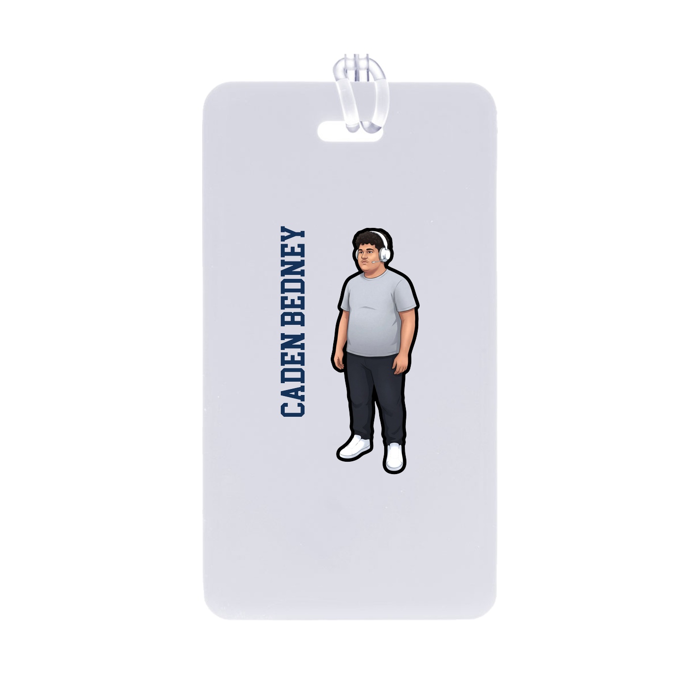 Bag Tag — Name Vertical in Classic