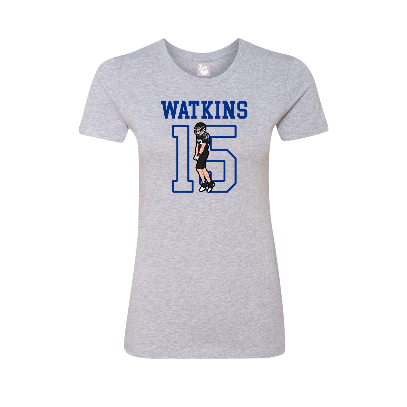 Fitted Women's Tee — Shirsey in Grey