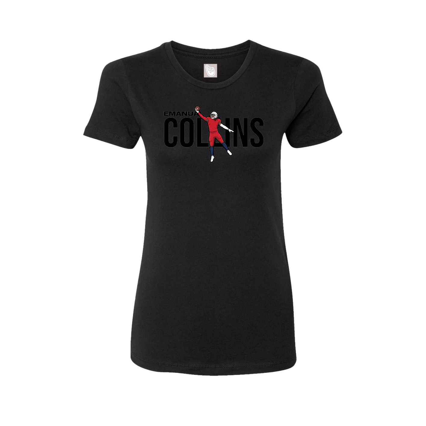 Womens Tee — Player Name in Black