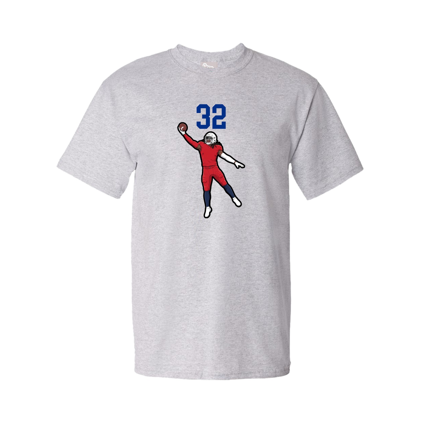 Tee — Number Top in Grey