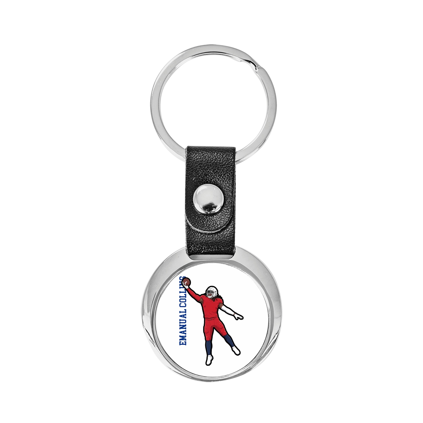 Key Chain — Name Vertical in Classic