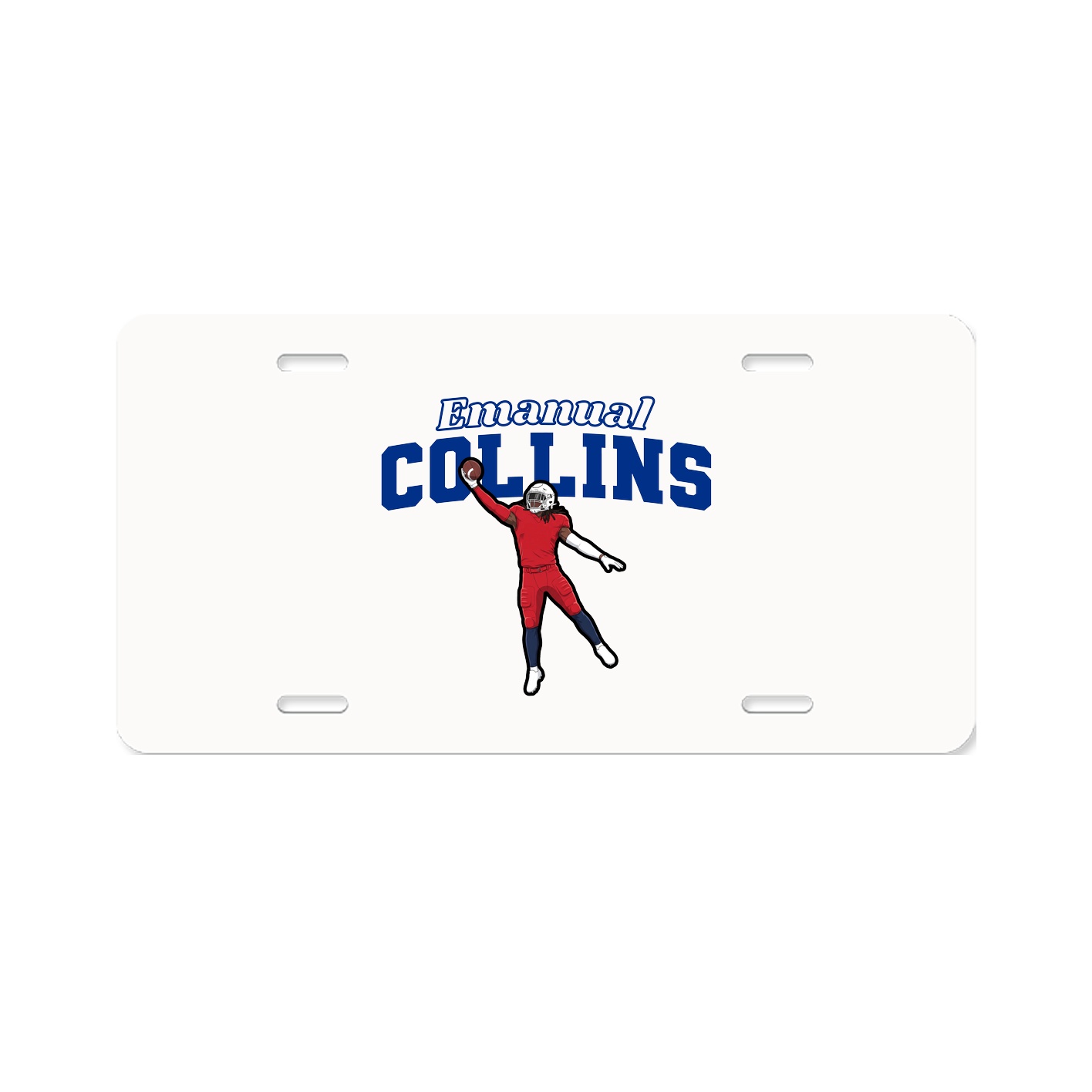 License Plate — Name Arch in Classic