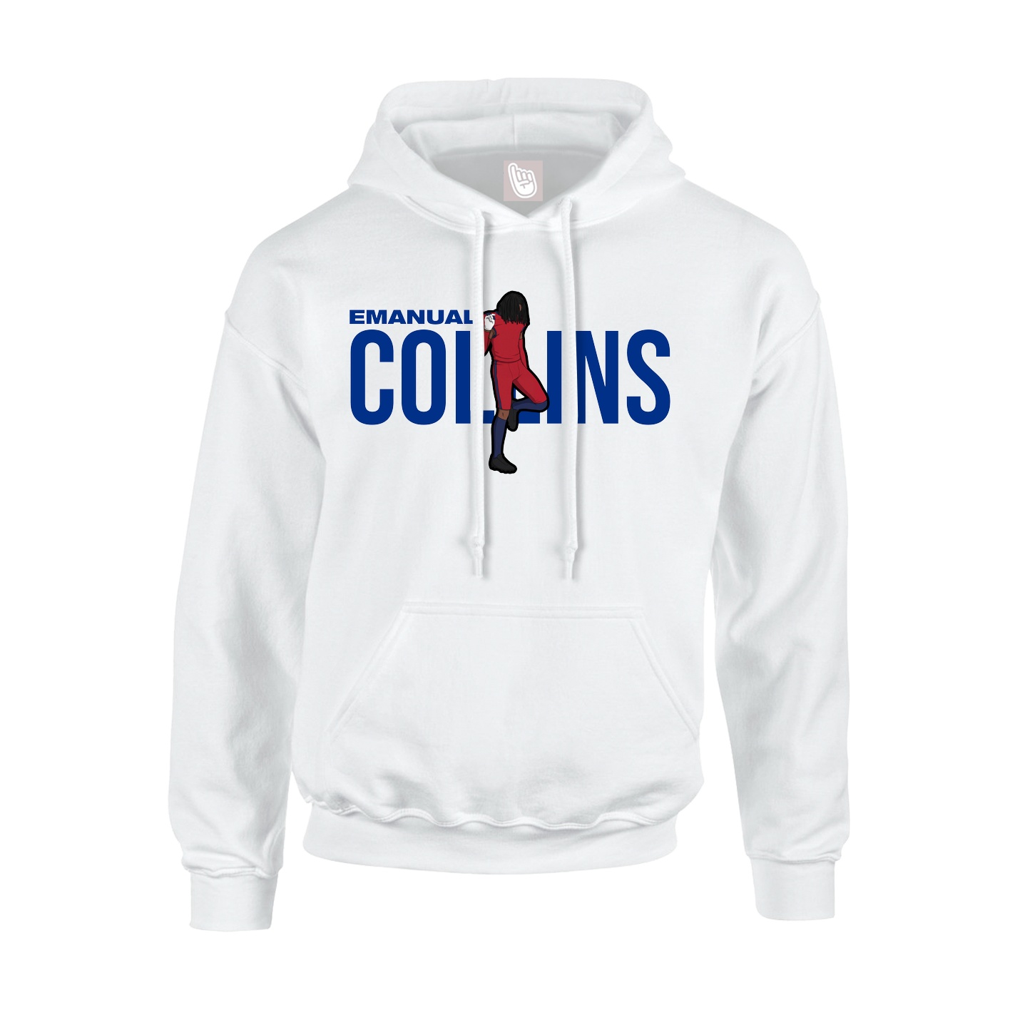 Hoodie — Player Name in White