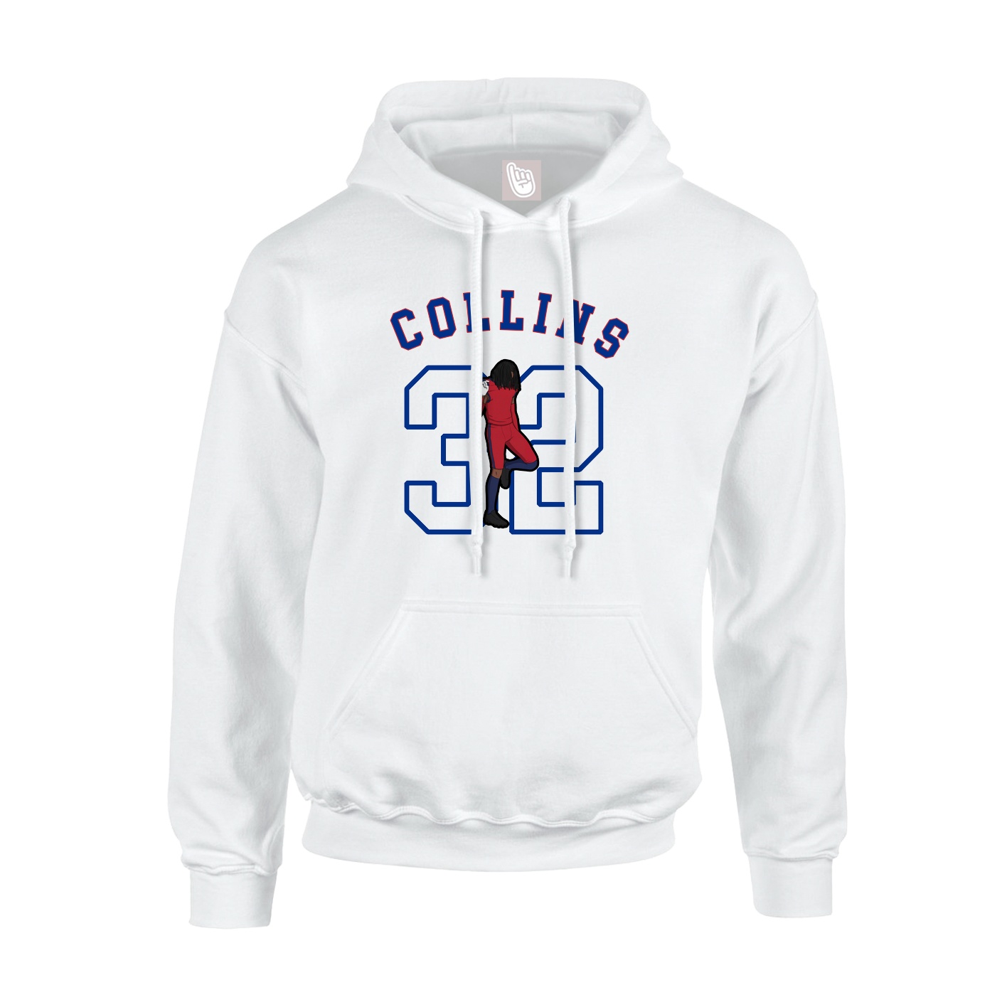 Youth Hoodie — Shirsey Arch in White