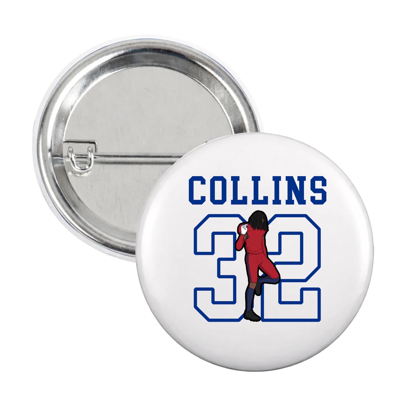Game Day Button — Shirsey in White
