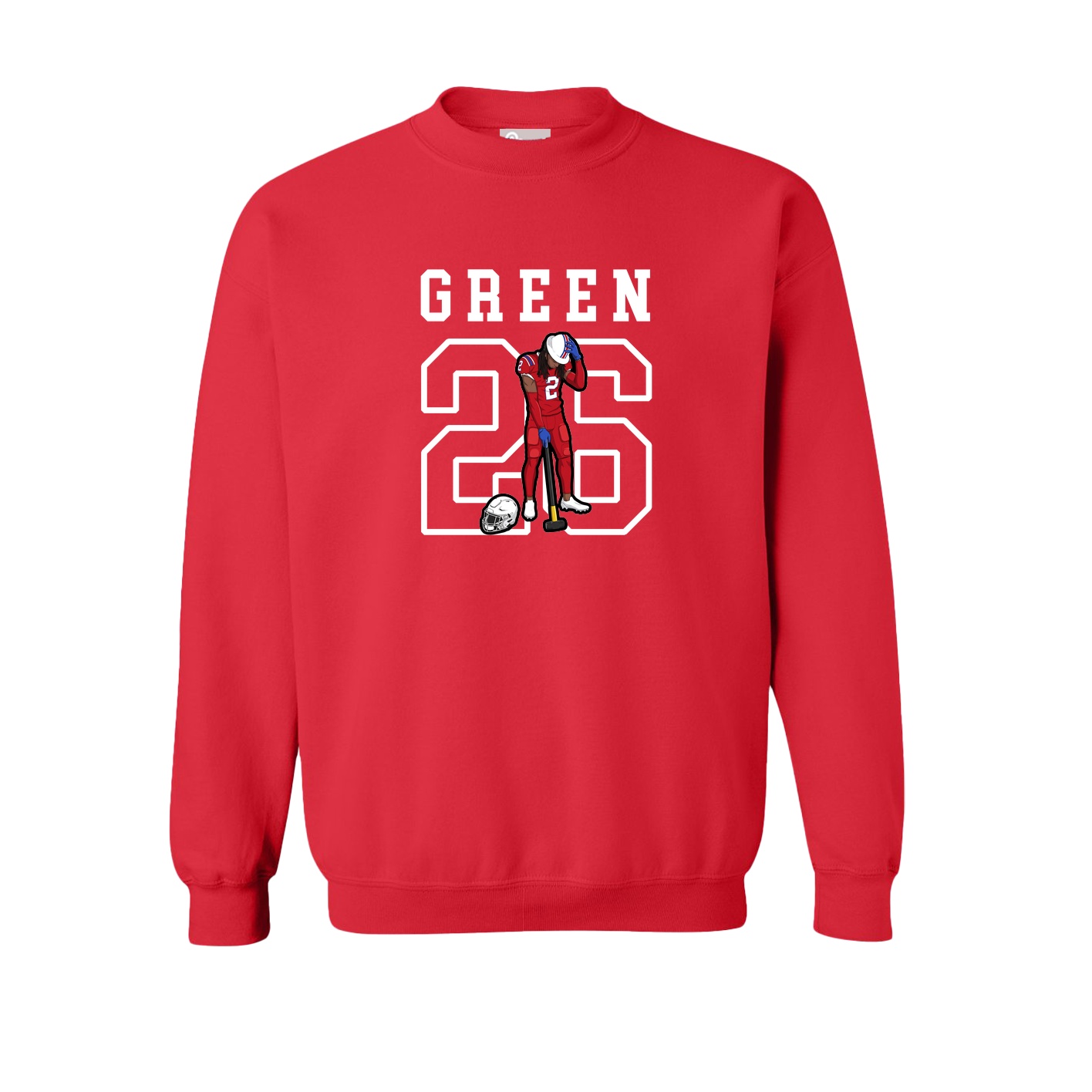 Fleece Crew — Shirsey in Red