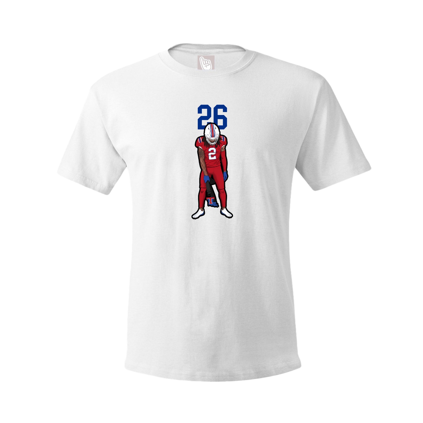 Tee — Number Top in White