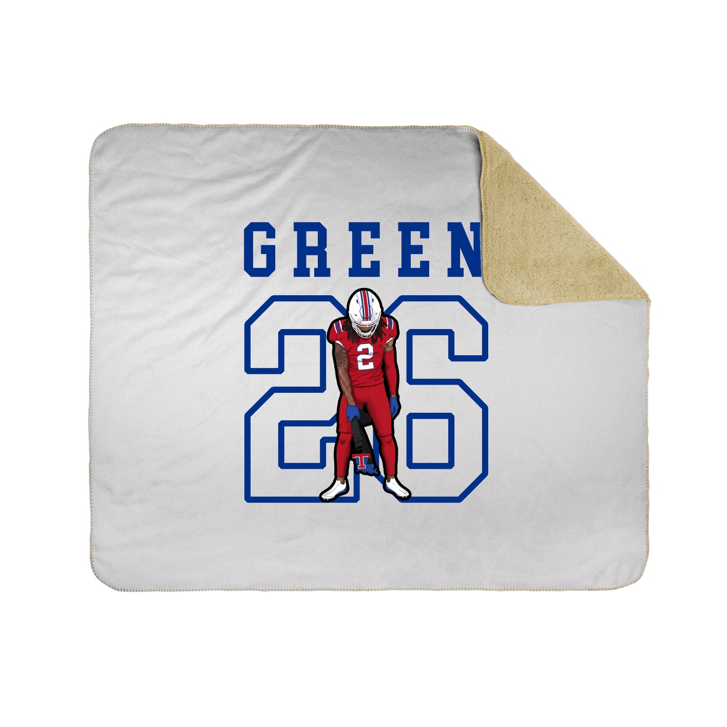 Throw Blanket — Shirsey in White