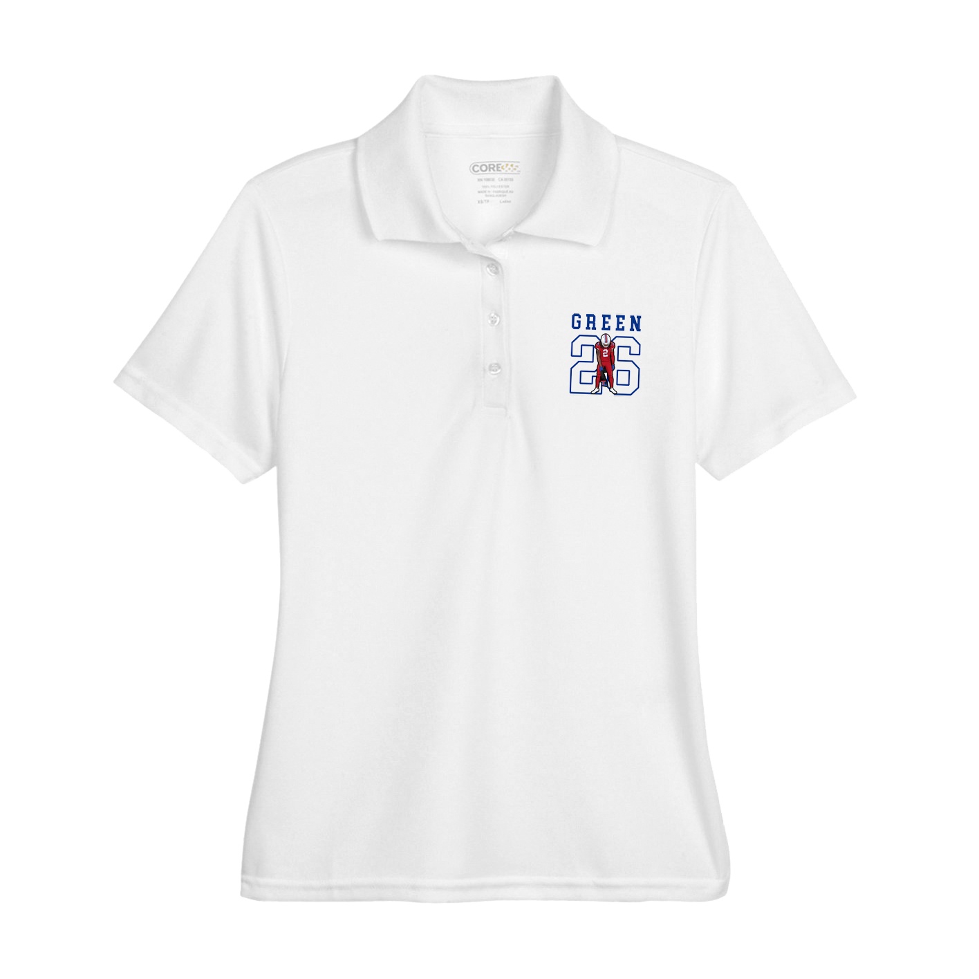 Womens Performance Polo — Shirsey in White