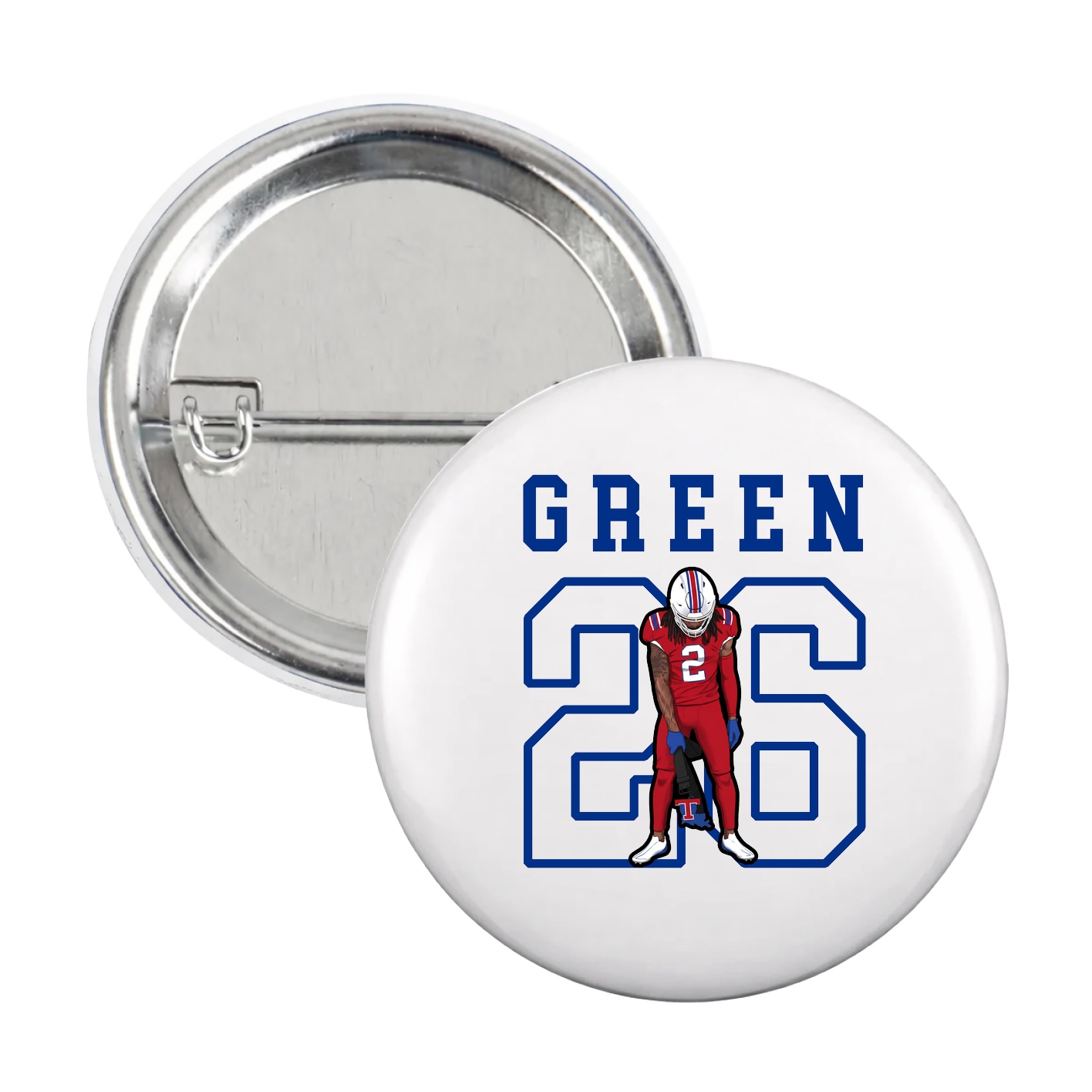 Game Day Button — Shirsey in White